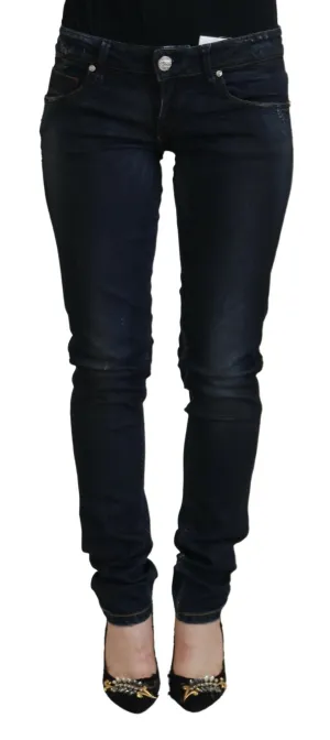 Acht Baumwolle Niedrige Taille Slim Fit Damen Casual Damen Jeans