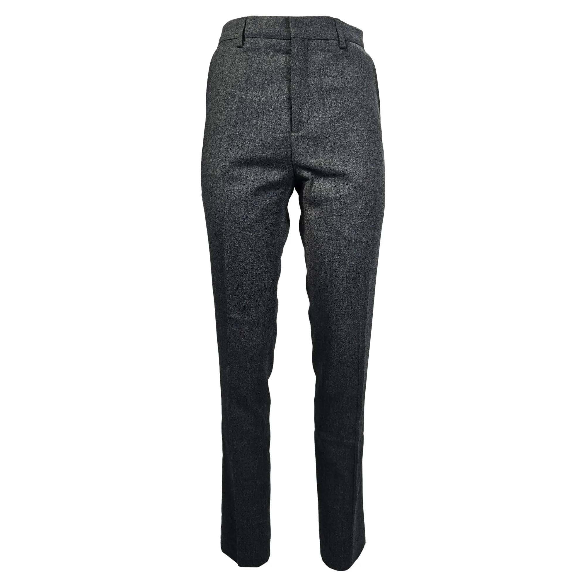 Ami Slim-Fit Hose in Grau Wolle