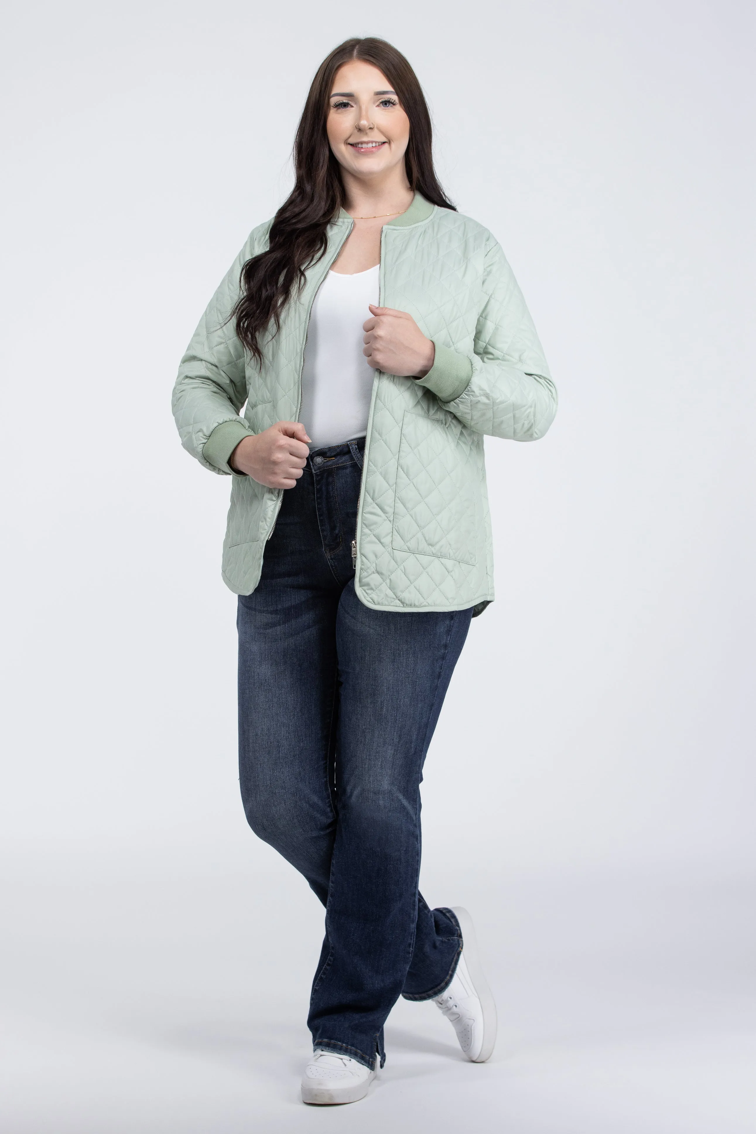 Aspire to Inspire Frauen Steppbomberjacke