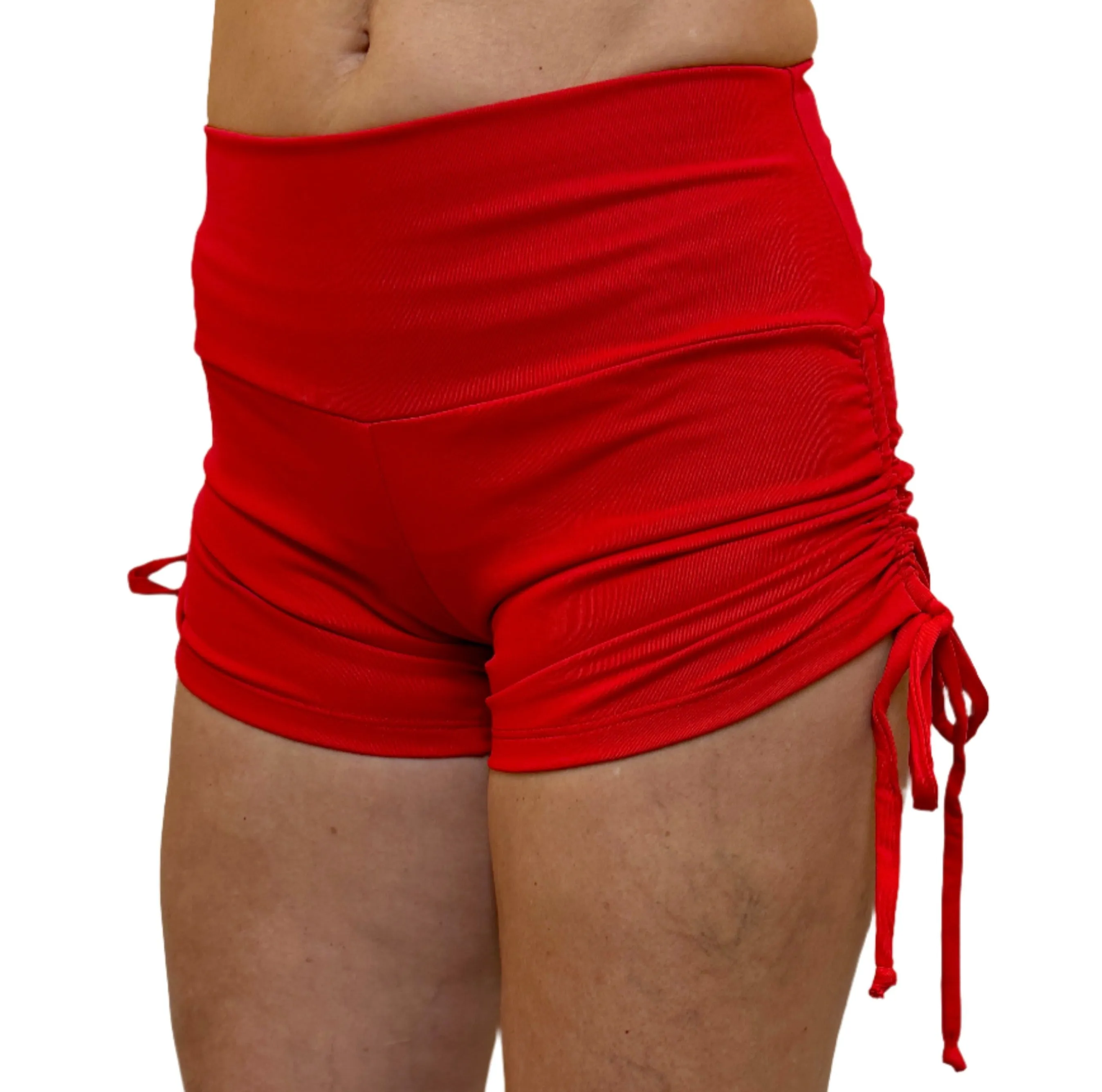 Bia Brazil Activewear Shorts mit Seitenknoten SH2473 Rot