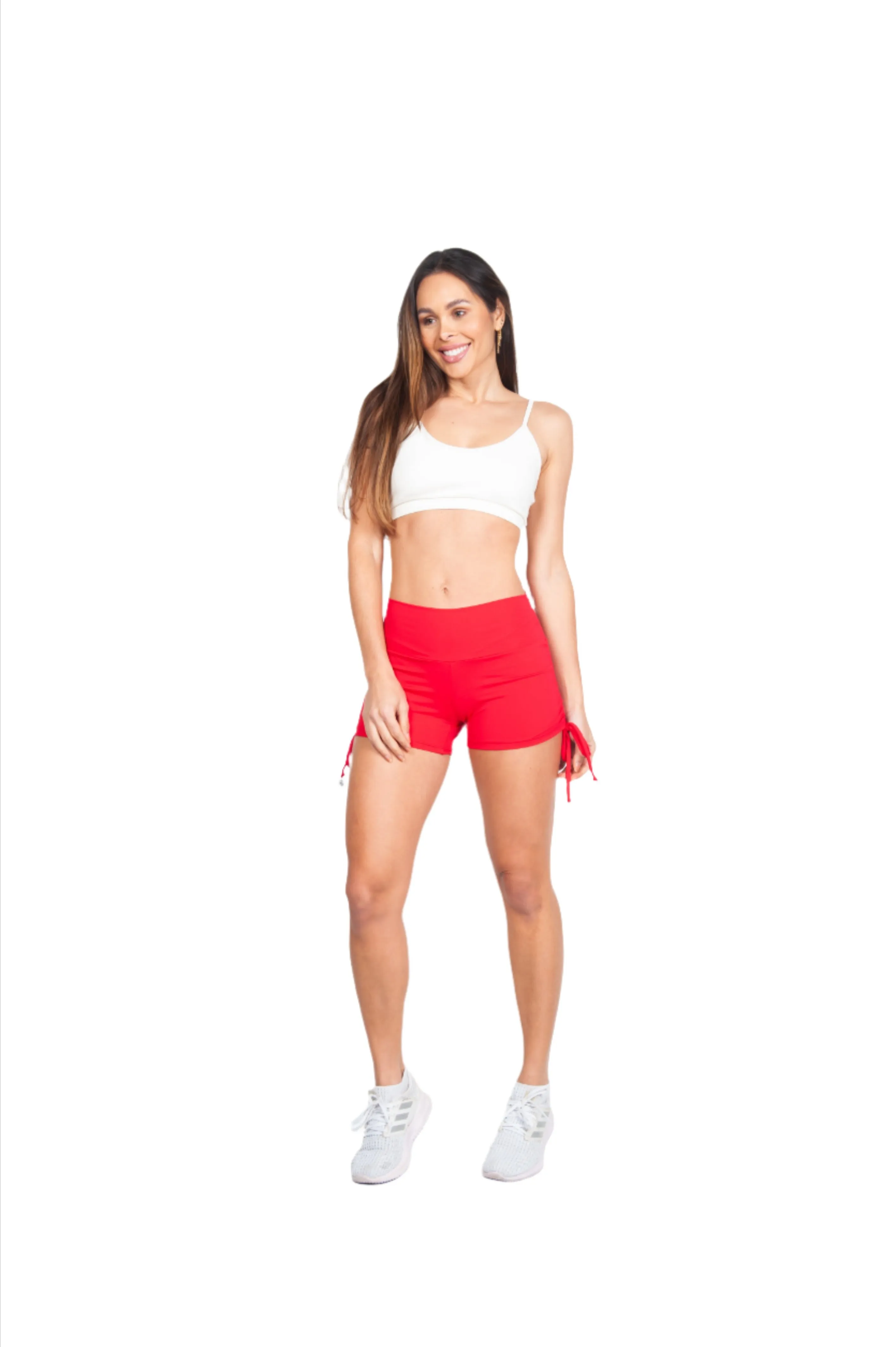 Bia Brazil Activewear Shorts mit Seitenknoten SH2473 Rot