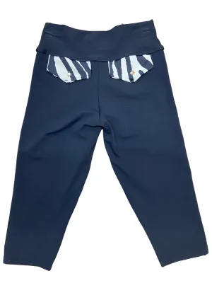 Bia Brazil Activewear Zebra Fake-Tasche Capri-Hose SL326