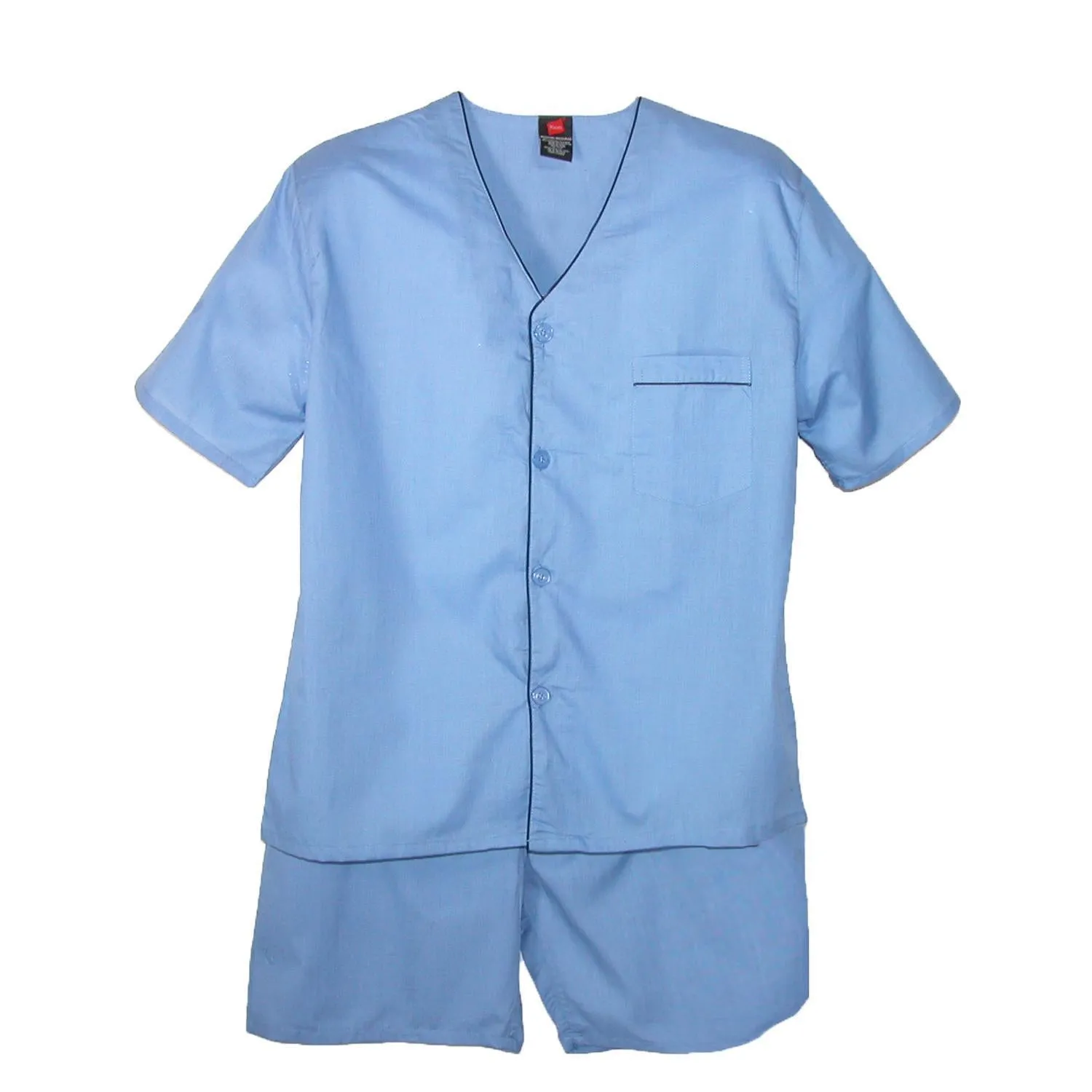 Große und lange Pyjama-Set mit kurzen Ärmeln und kurzen Beinen