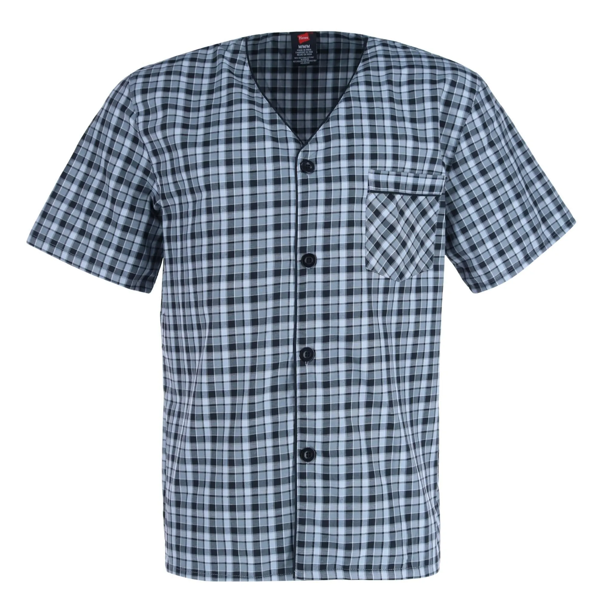 Große und lange Pyjama-Set mit kurzen Ärmeln und kurzen Beinen