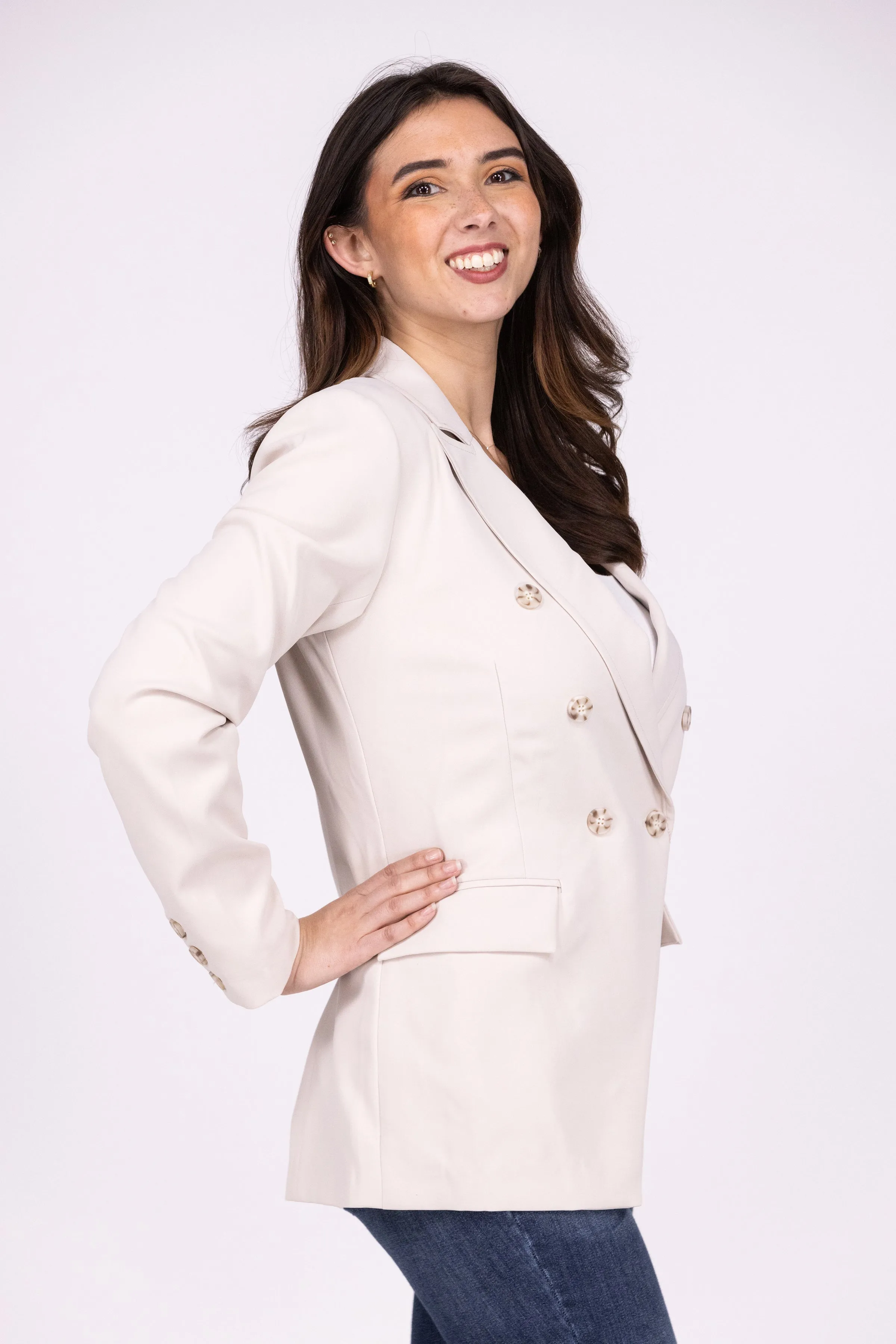 Boardroom Savvy Damen-Businessblazer