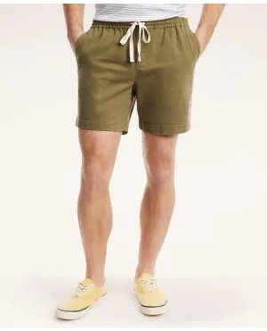 Brooks Brothers Herren Stretch-Baumwoll-Club-Shorts Olive Brooks Brothers