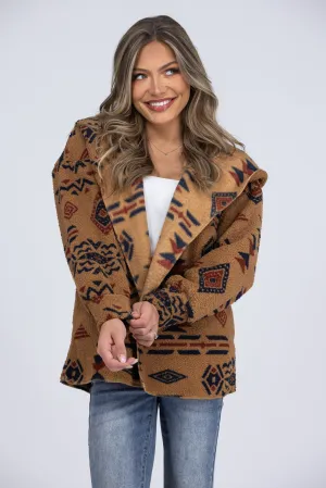 Cactus Fields Damen Boho Fleecejacke * Endgültiger Verkauf*