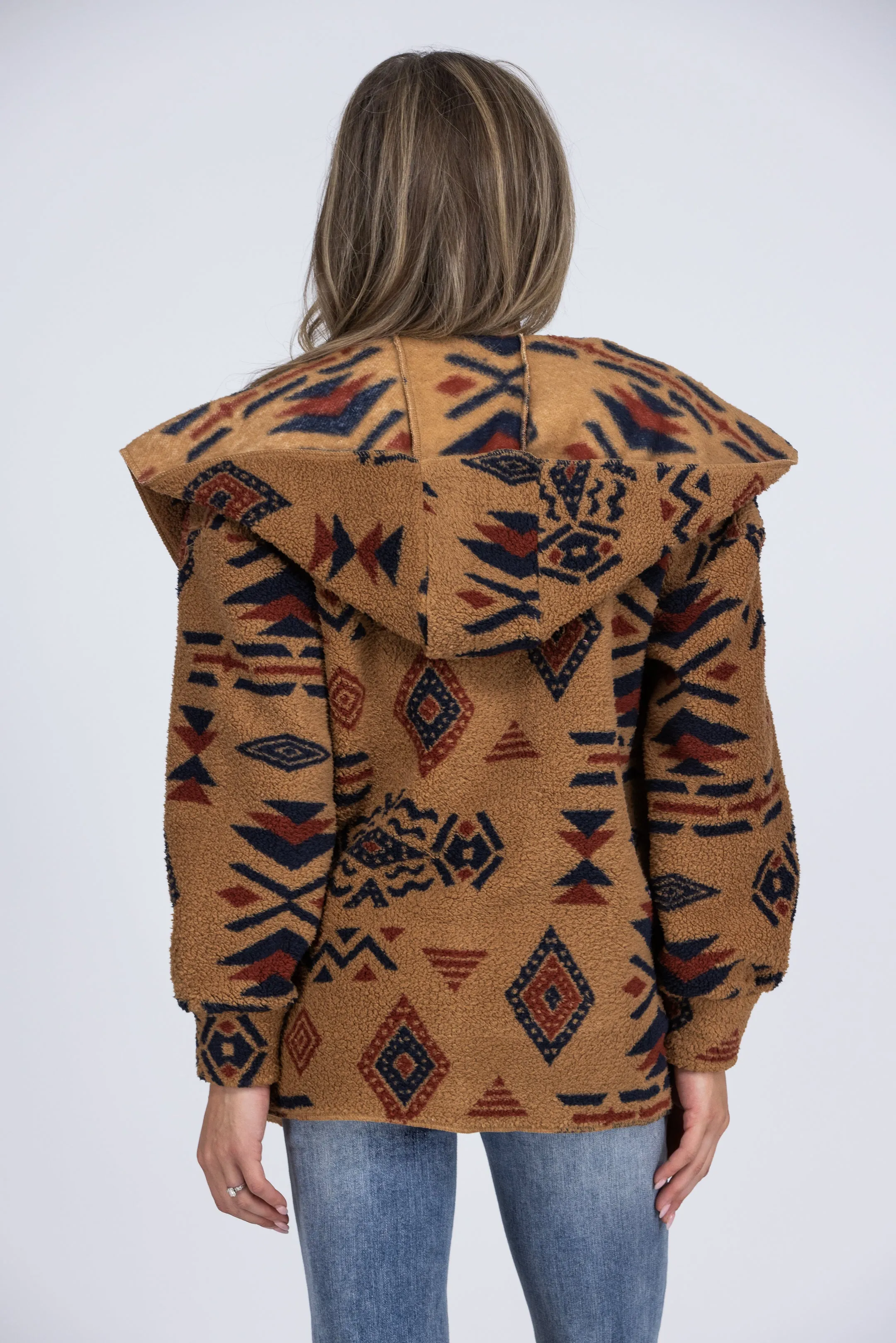 Cactus Fields Damen Boho Fleecejacke * Endgültiger Verkauf*