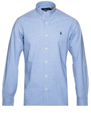 Kariertes Hemd Blau