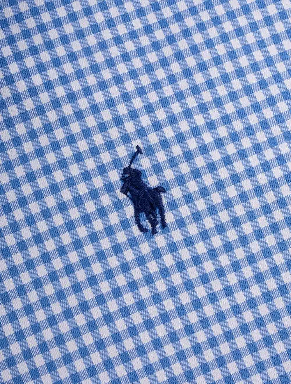 Kariertes Hemd Blau