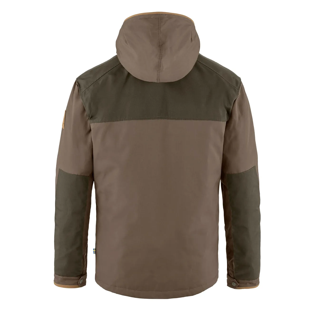 Bekleidung Fjallravenjackets Herren Fjallraven Greenland No. 1 Daunenjacke Wildleder Braun / Dunkeloliv