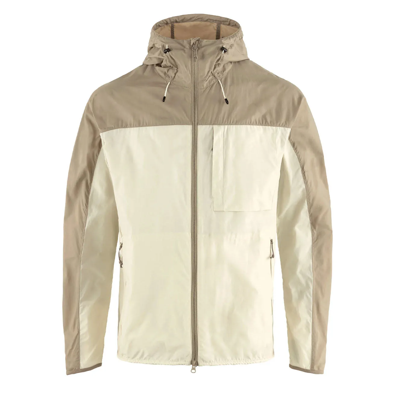 Bekleidung Fjällräven Jacken Herren Fjällräven High Coast Windjacke Kreideweiß-Fossil