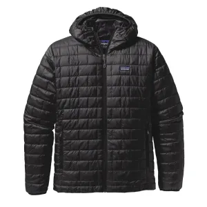 Bekleidung Patagoniajackets Herren Patagonia Nano Puff Hoody Jacke Schwarz
