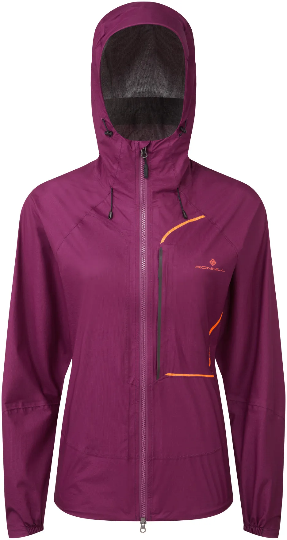 Bekleidung Ronhill Damen Ronhill Tech Fortify Wasserdichte Laufjacke für Damen - Lila