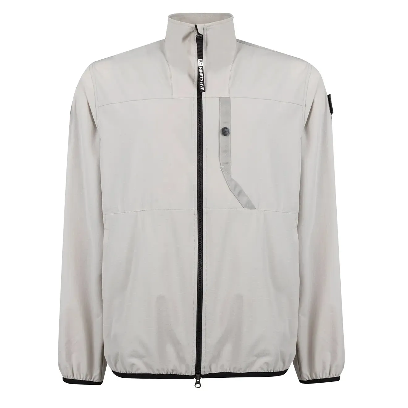 Bekleidung St95 Herren ST95 4-Wege-Stretch-Jacke mit durchgehendem Reißverschluss Hellgrau