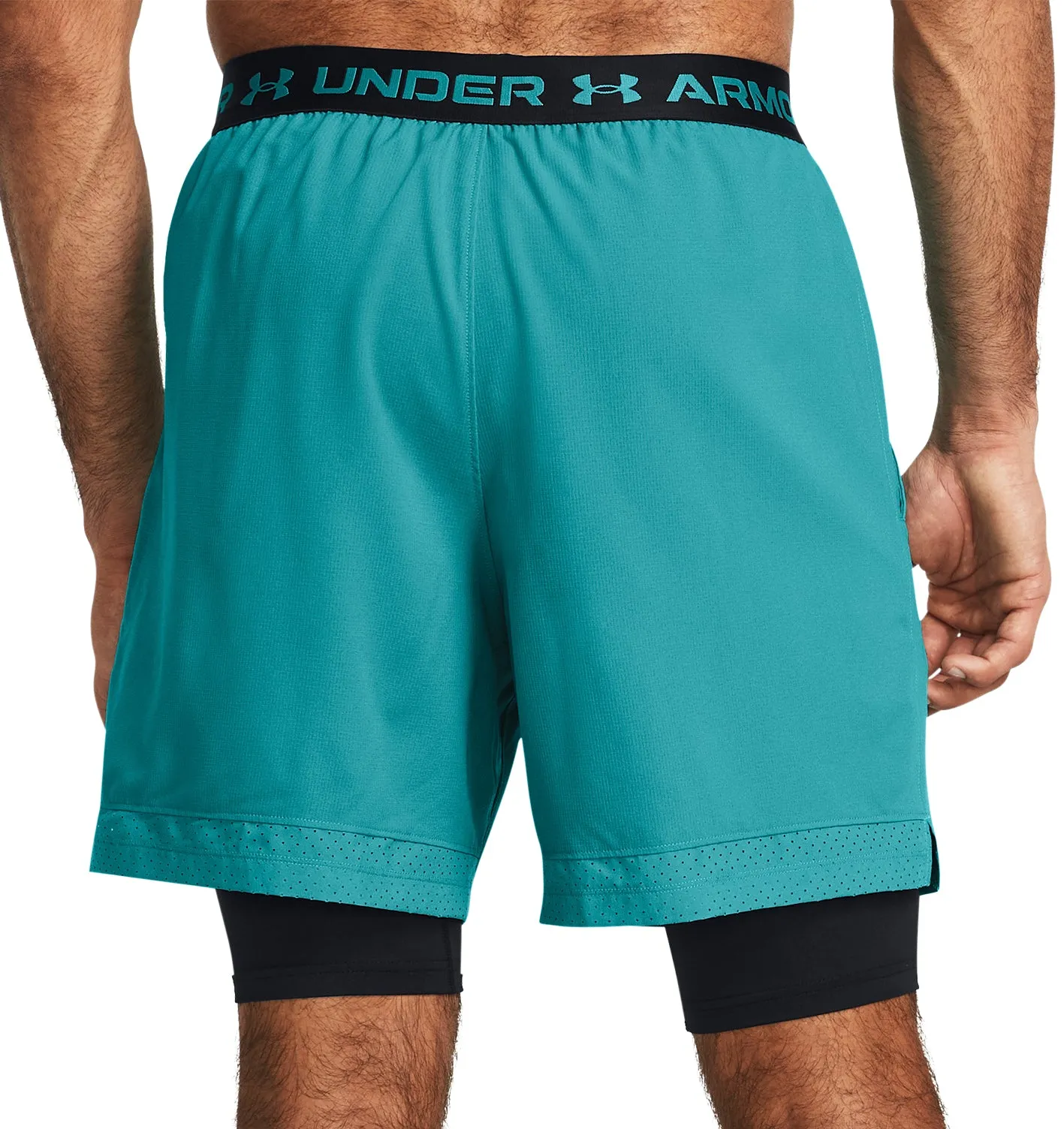 Bekleidung Under Armour Herren Under Armour Vanish Woven 2 In 1 Herren Trainingsshorts - Grün