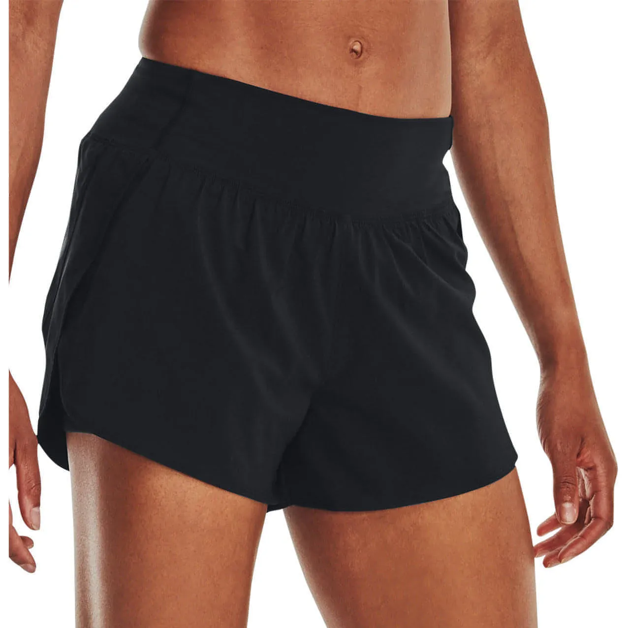 Bekleidung Under Armour Damen Under Armour Flex Woven 2 In 1 Damen Trainingsshorts - Schwarz