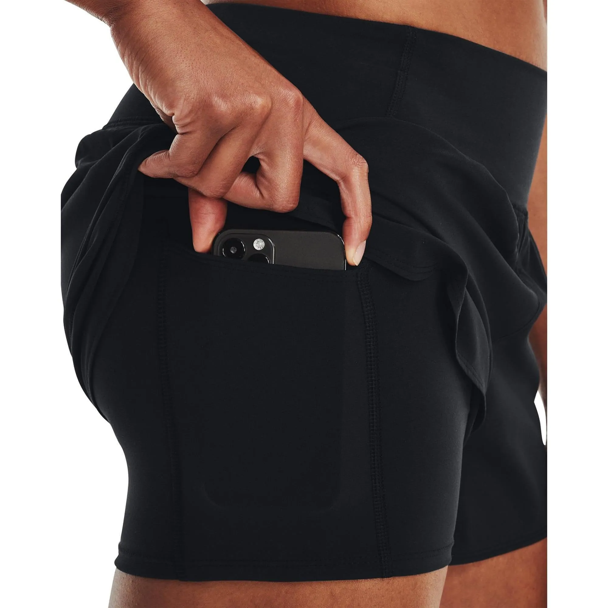 Bekleidung Under Armour Damen Under Armour Flex Woven 2 In 1 Damen Trainingsshorts - Schwarz