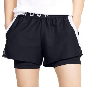 Bekleidung Under Armour Damen Under Armour Play Up 2 In 1 Laufshorts für Damen - Schwarz