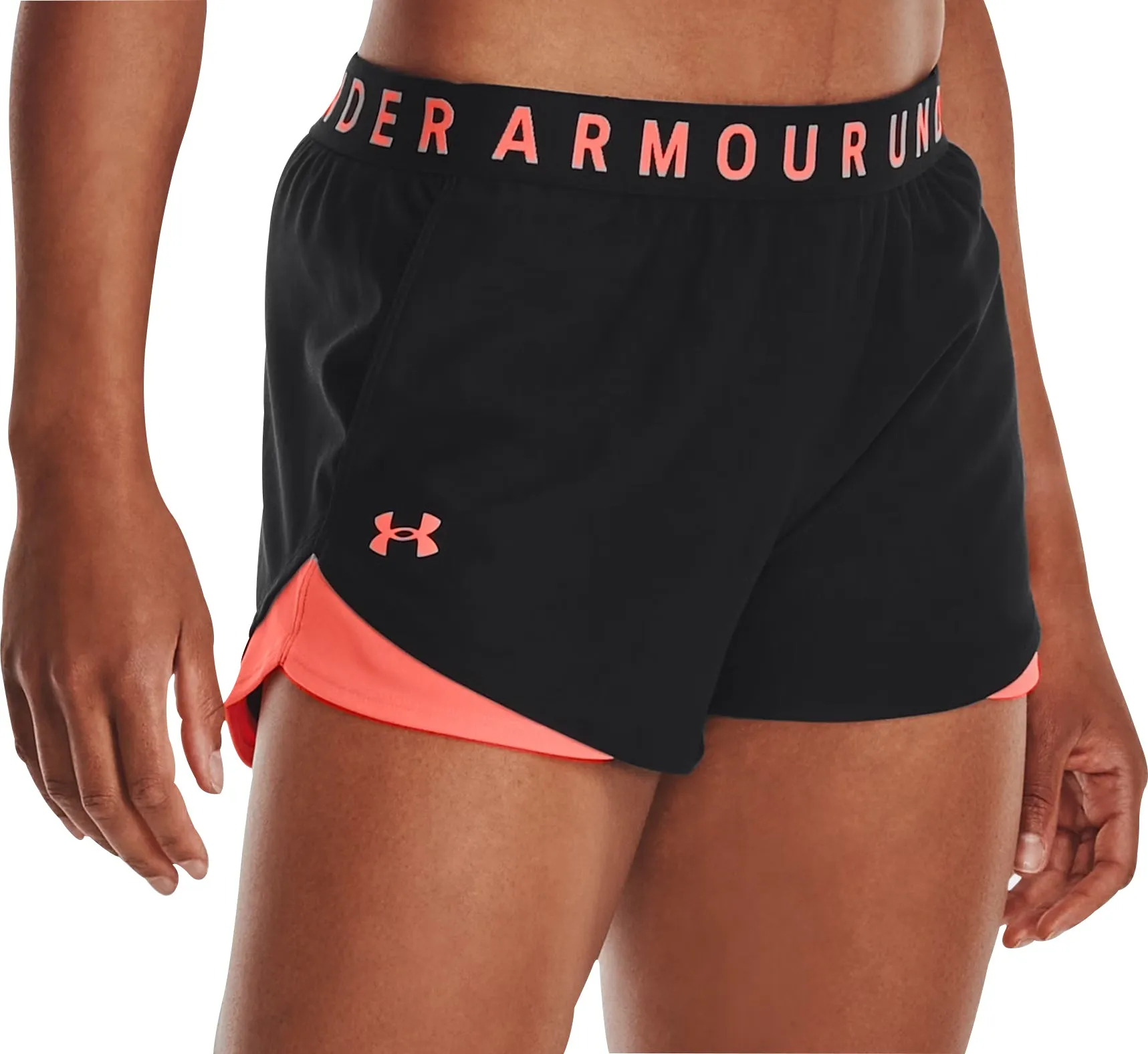 Bekleidung Under Armour Damen Under Armour Play Up 3.0 Laufshorts für Damen - Schwarz