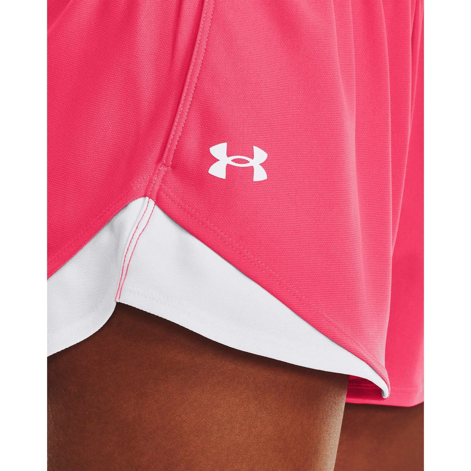 Bekleidung Under Armour Damen Under Armour Play Up 3.0 Laufshorts für Damen - Pink