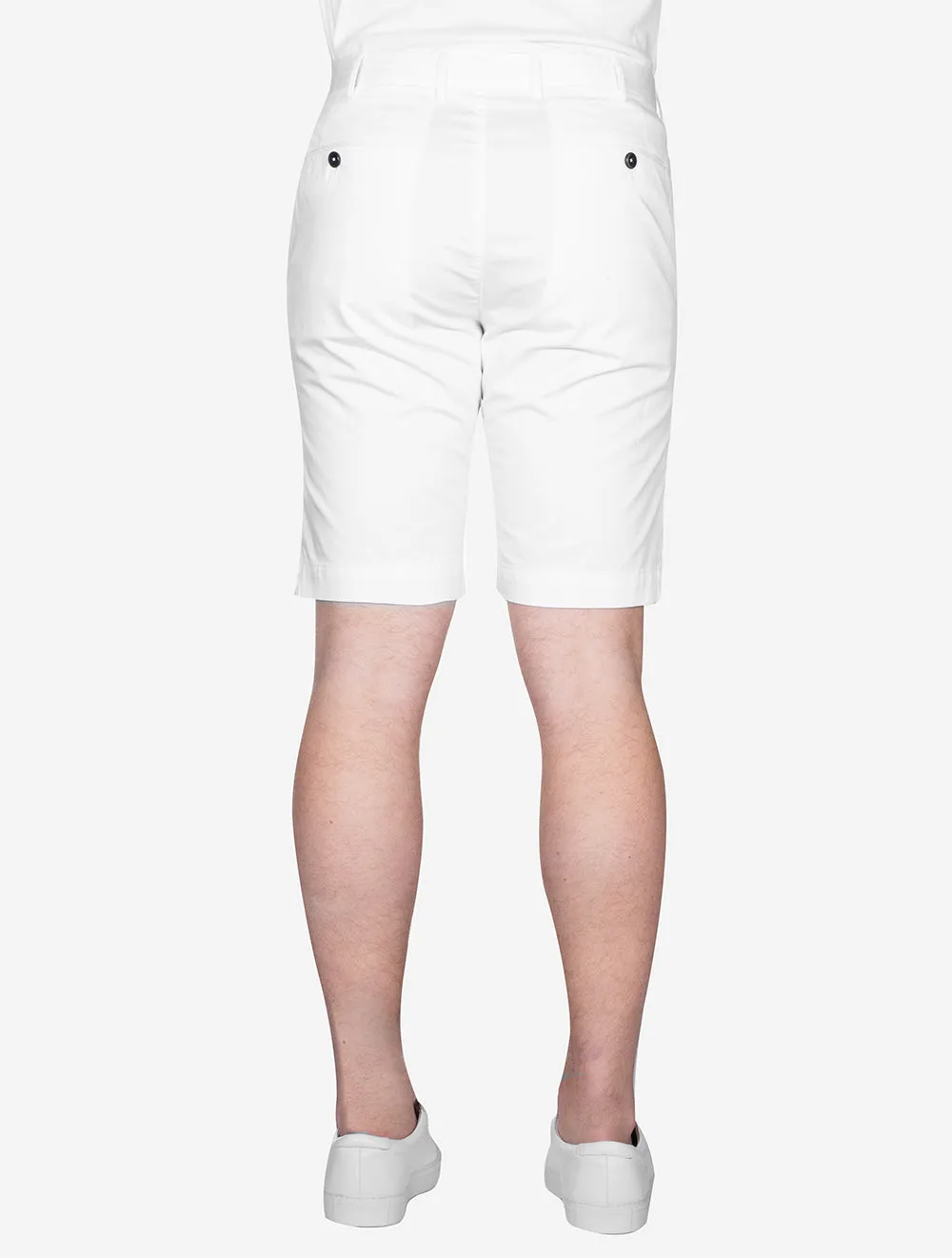 Baumwoll-Shorts Weiß