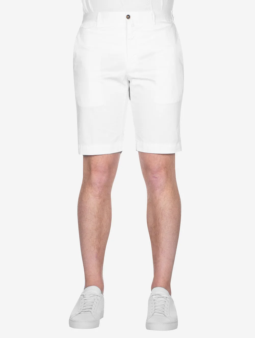 Baumwoll-Shorts Weiß