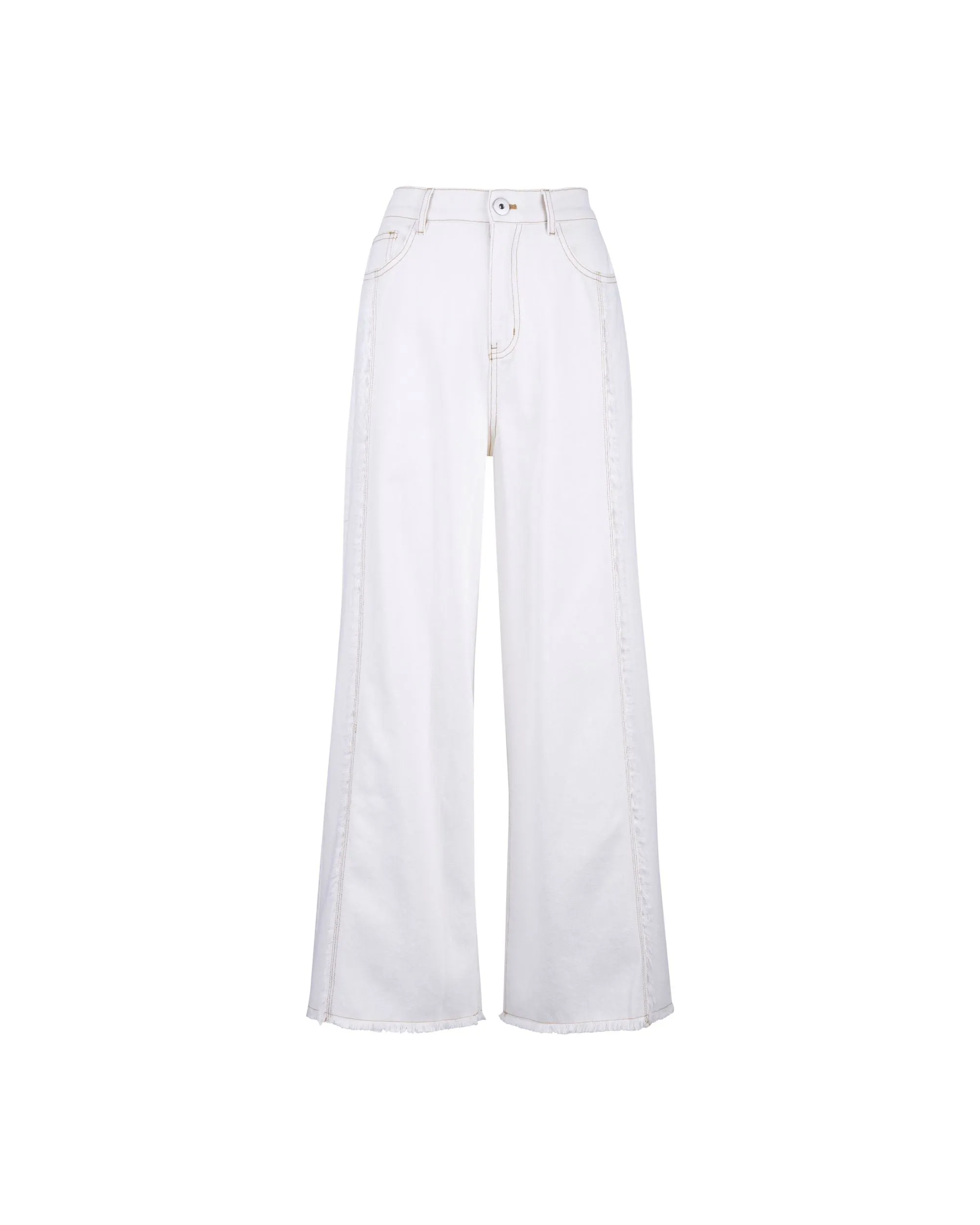 Denim Patch Weite Hose Kleidung_Atsuro-Tayama