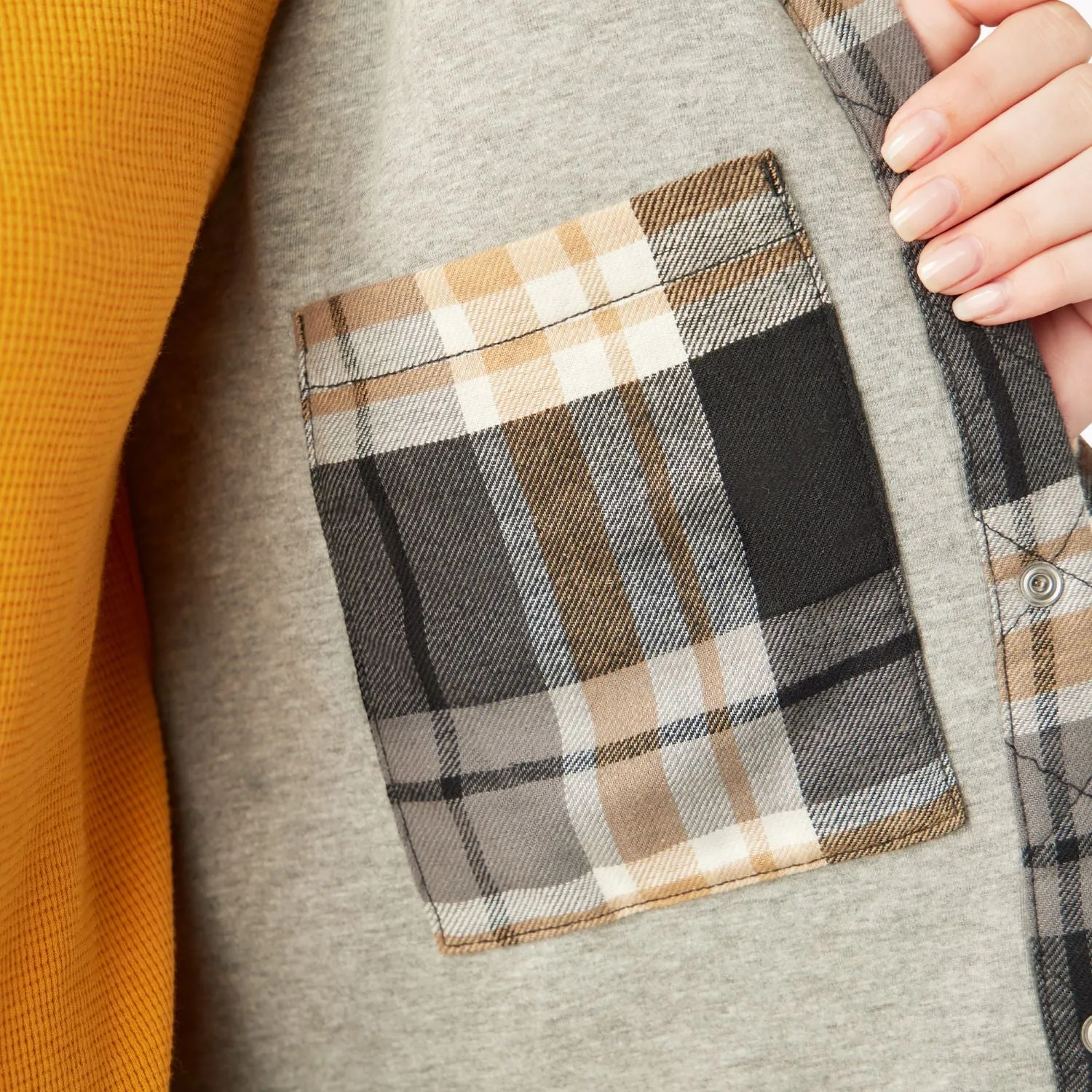 Dickies Damen Flanellhemd mit Kapuze Dickies Kleidung