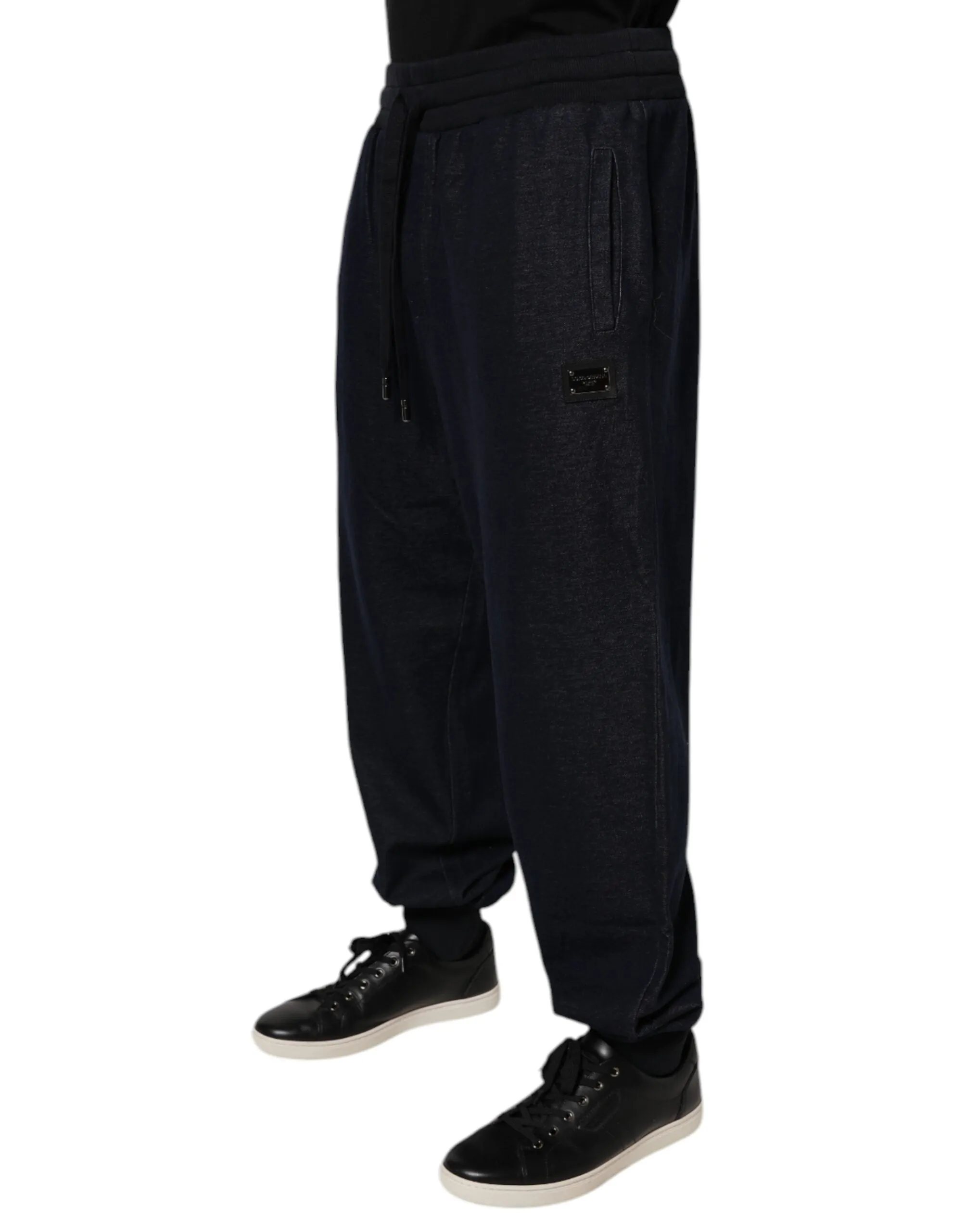 Dolce & Gabbana Jacquard Baumwoll Joggerhose Herrenhose