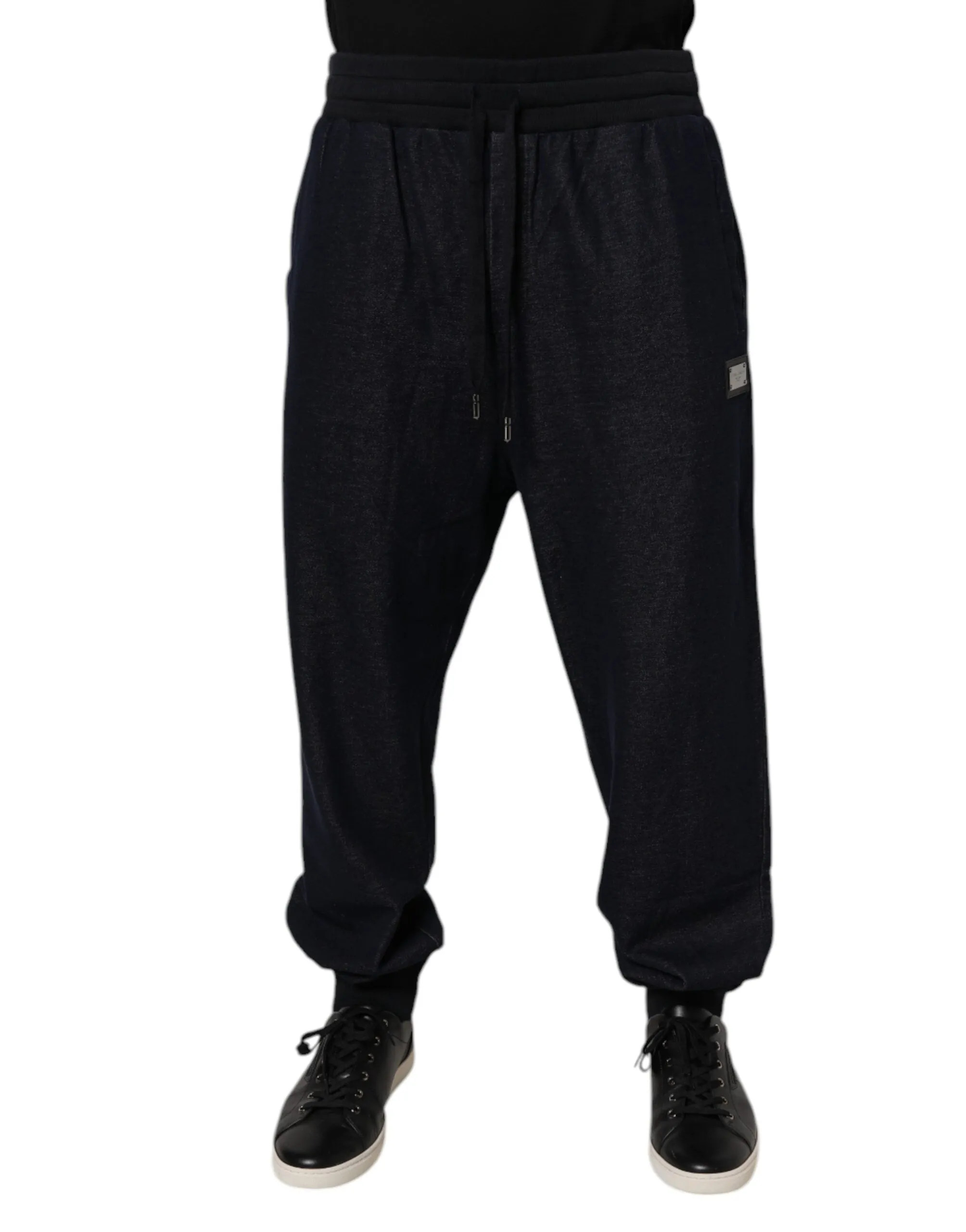 Dolce & Gabbana Jacquard Baumwoll Joggerhose Herrenhose
