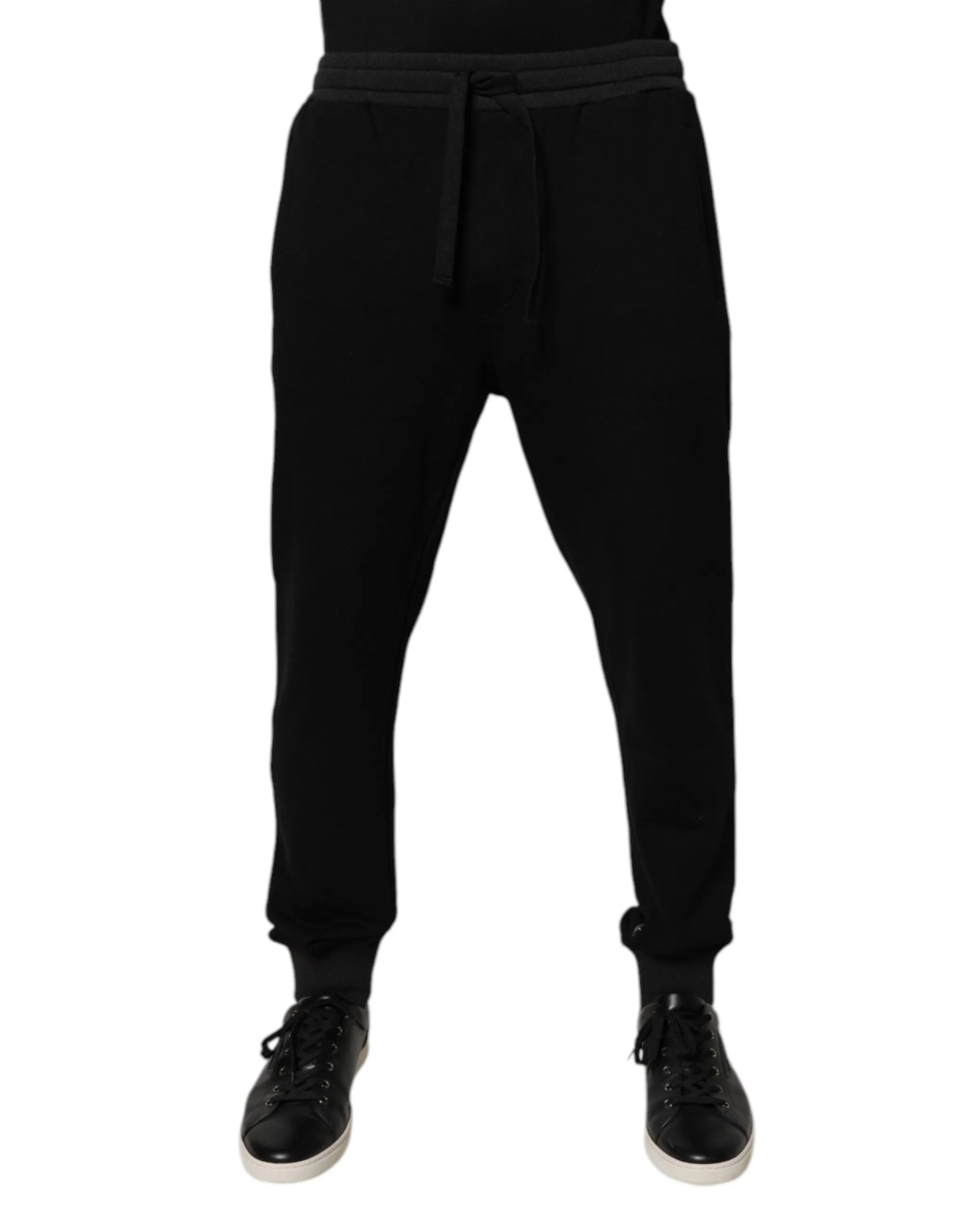 Dolce & Gabbana Logo Männer Jogger Baumwoll-Sweatpants Herrenhose