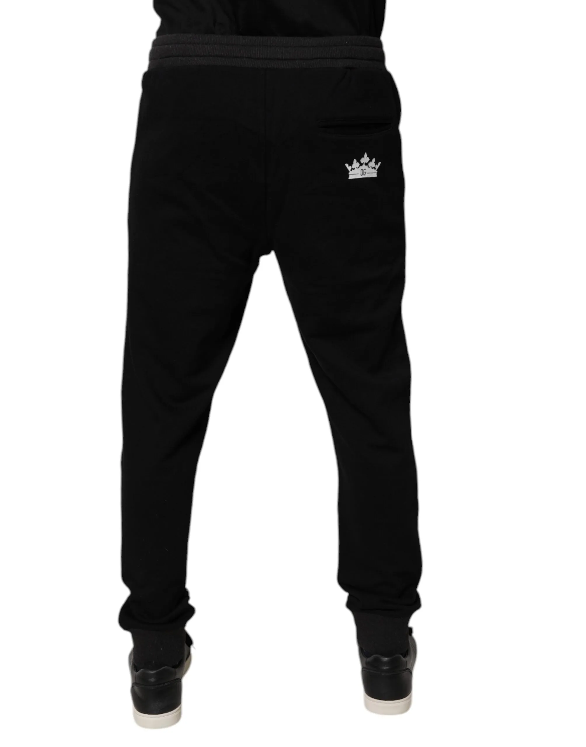 Dolce & Gabbana Logo Männer Jogger Baumwoll-Sweatpants Herrenhose