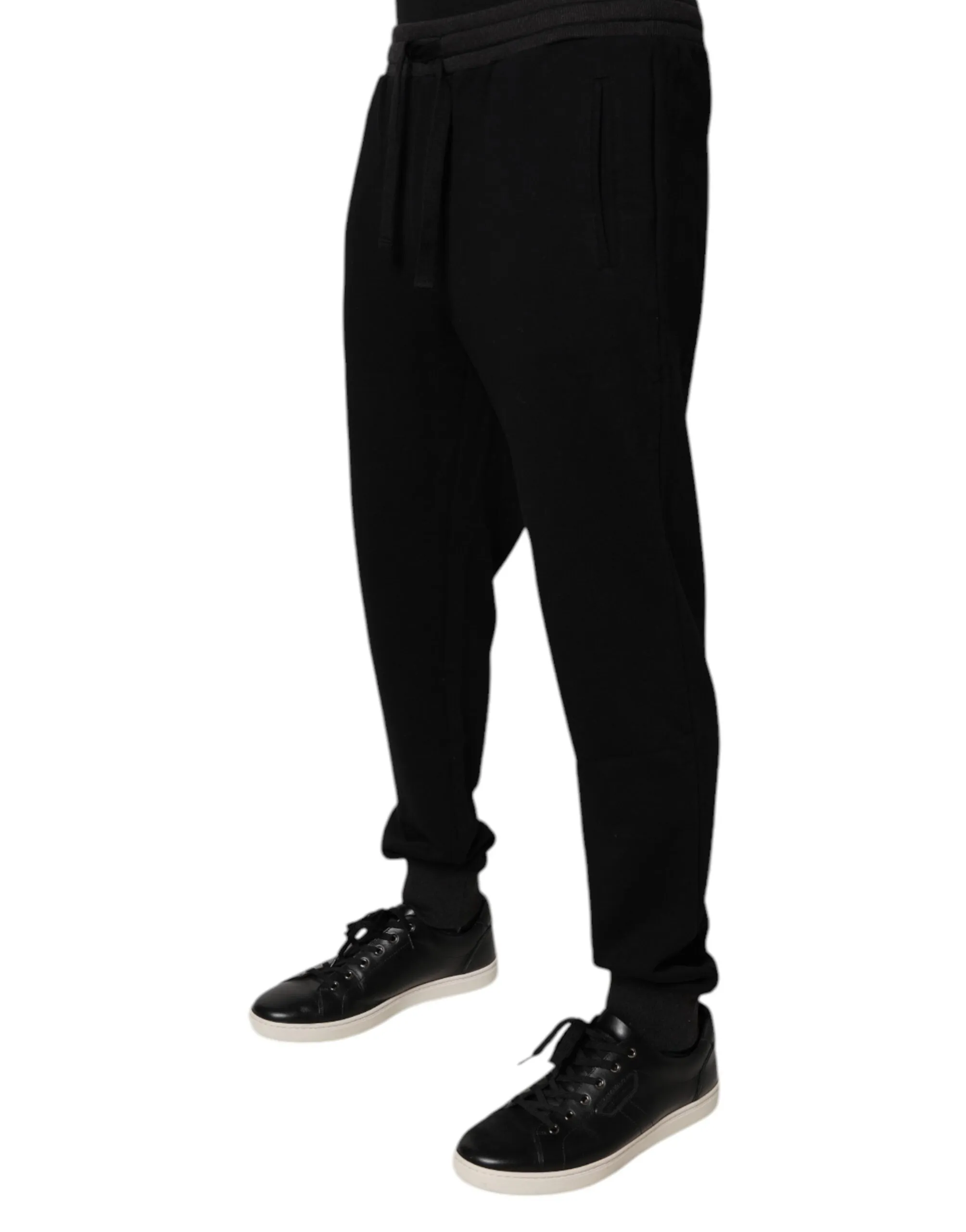 Dolce & Gabbana Logo Männer Jogger Baumwoll-Sweatpants Herrenhose