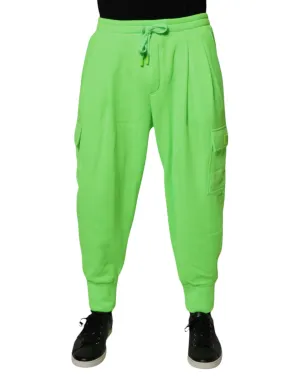 Dolce & Gabbana Neon Cargo Jogger Herren Sweatpants