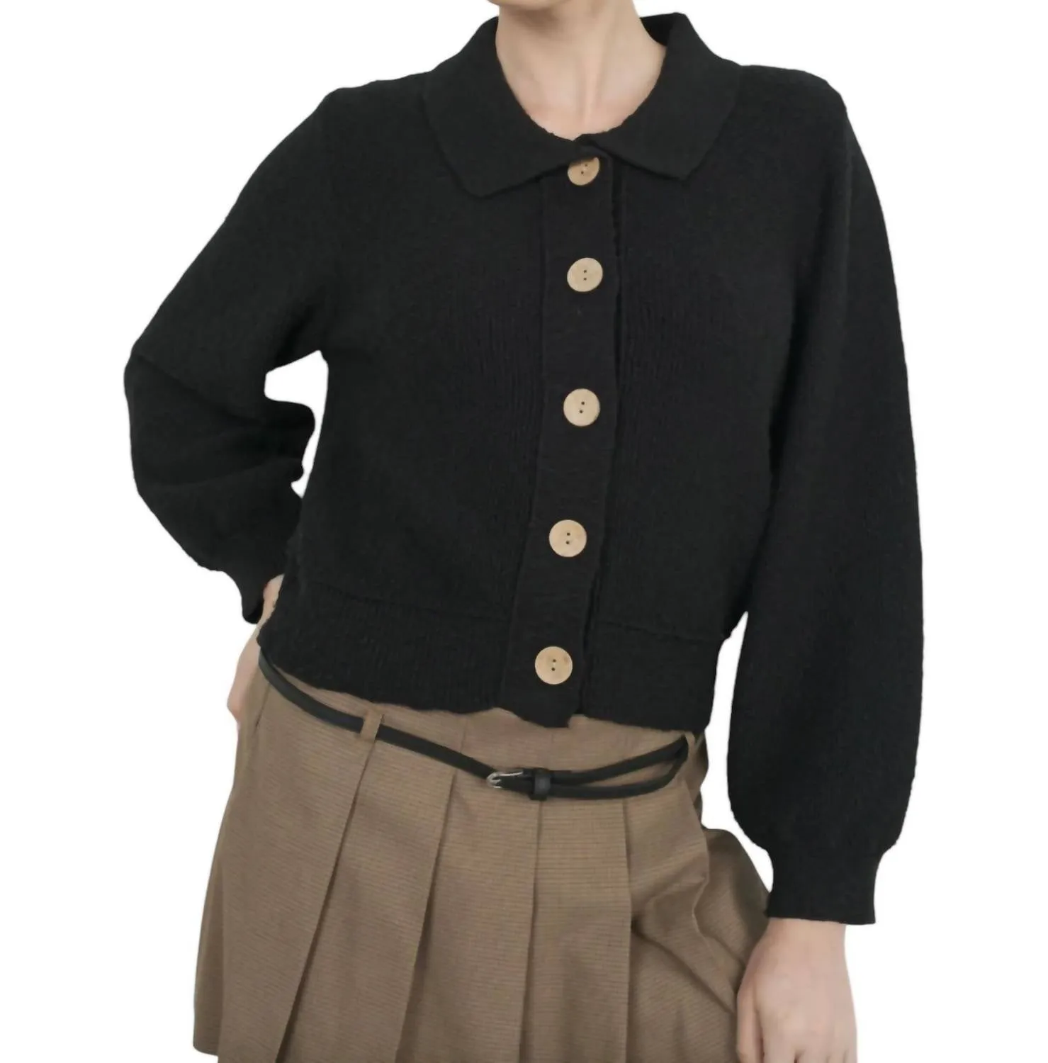 Dorothea Cardigan In Schwarz