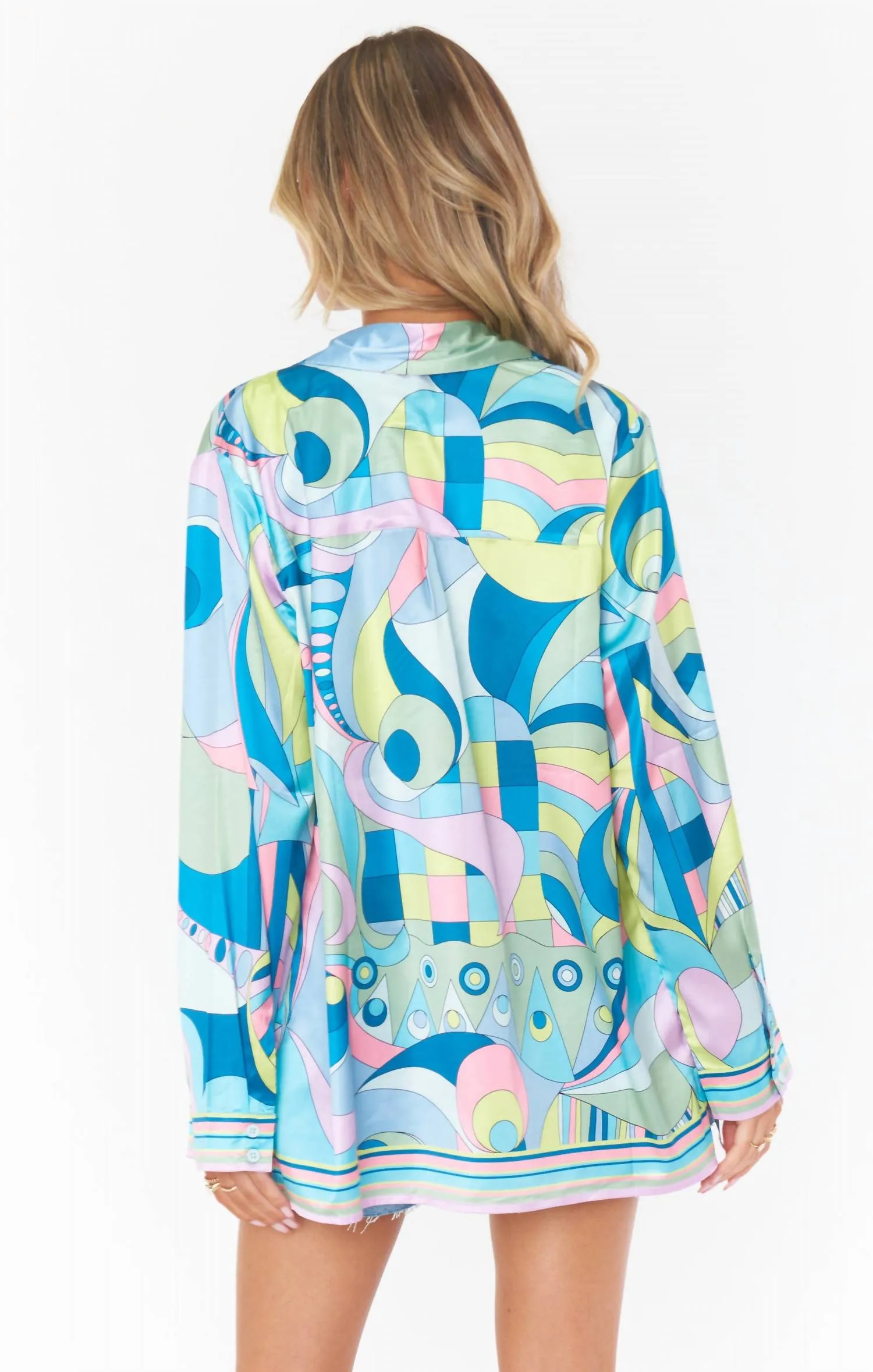 Frühaufsteher-Pyjama-Set in Go Go Seide