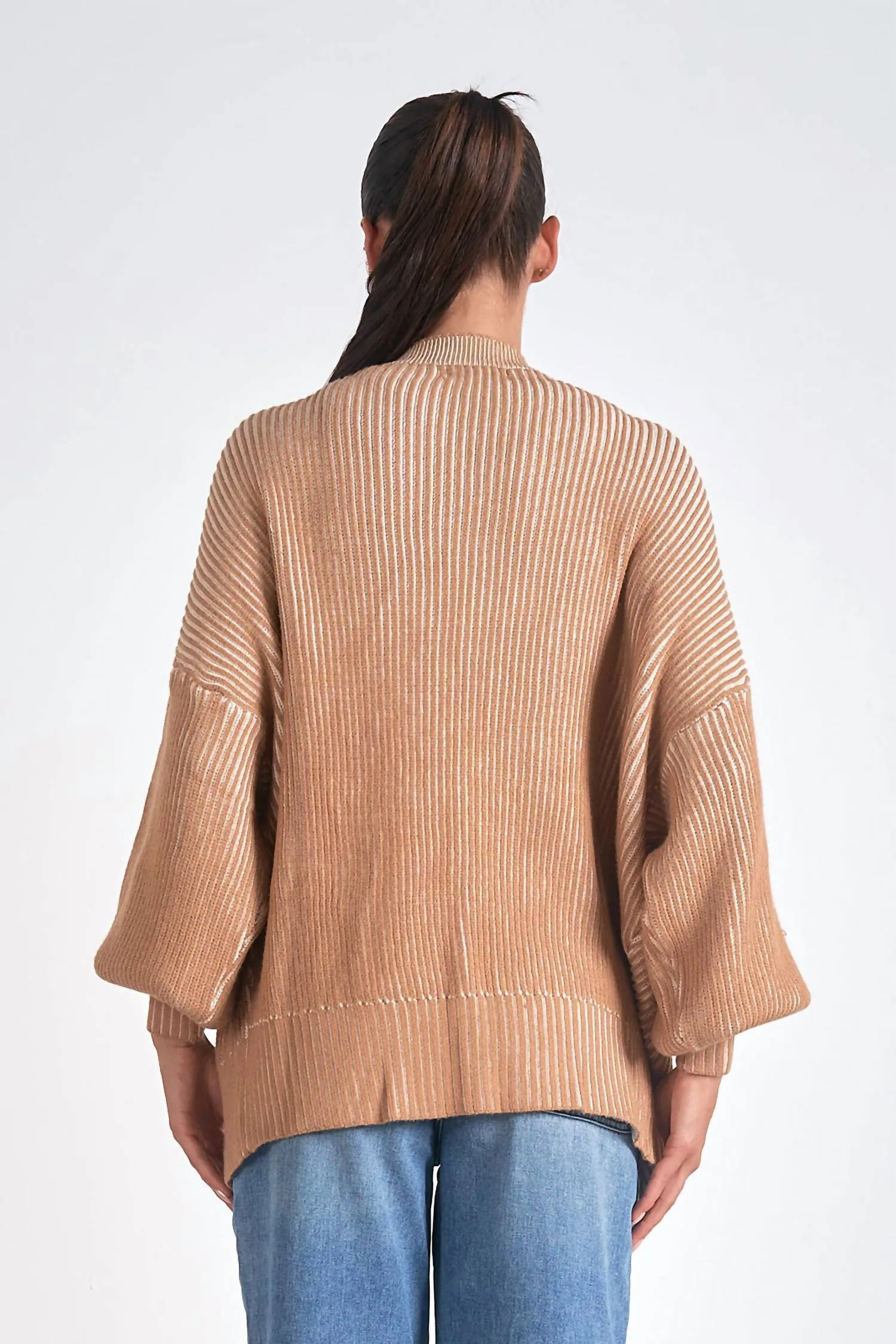 Femy Strickcardigan in Beige