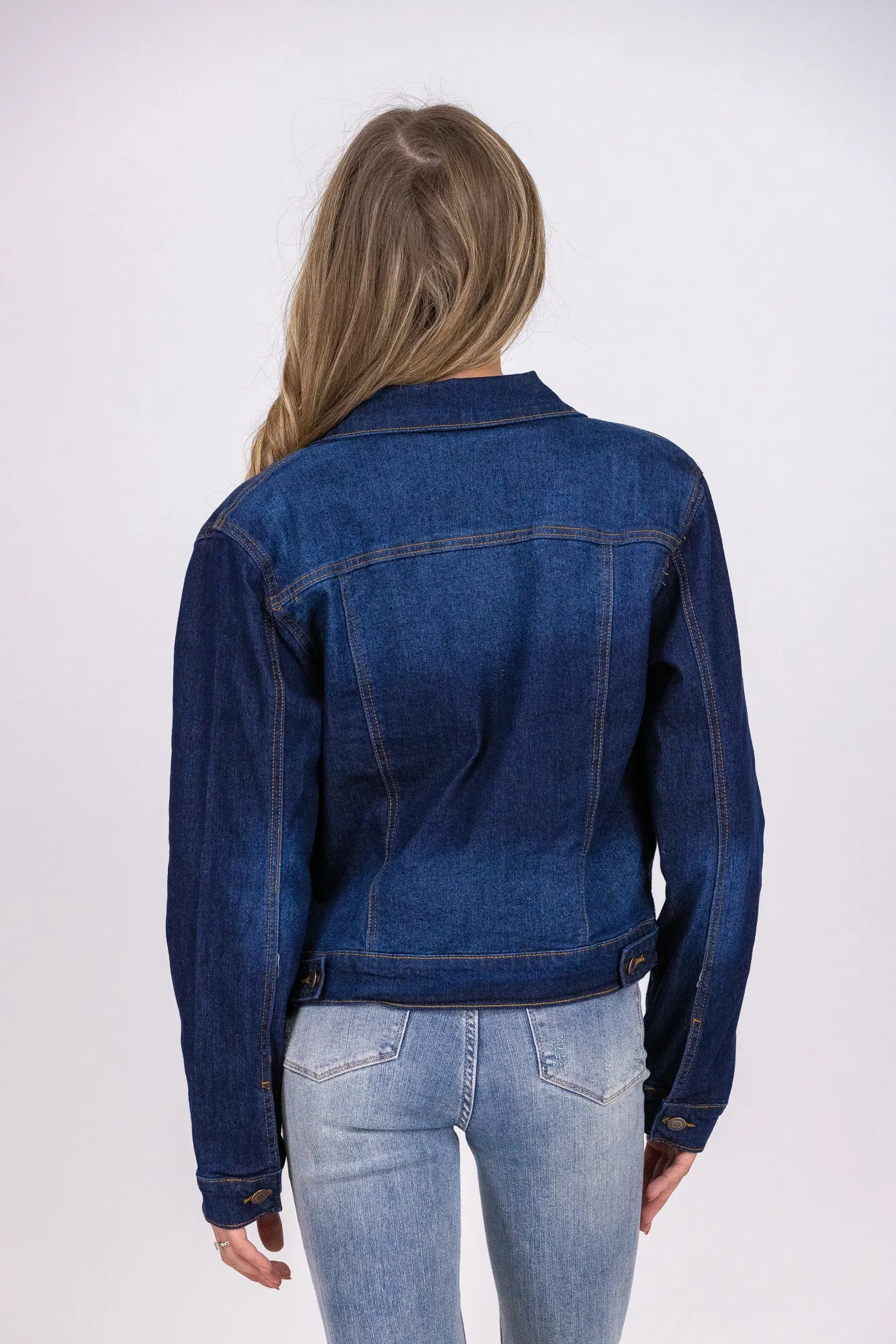 Greatest Hits Damen Denim Jacket mit Knopfleiste vorne