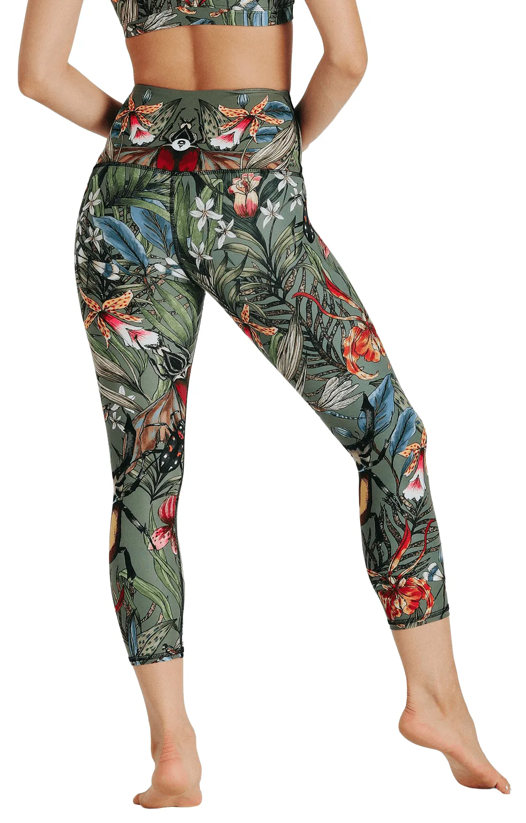 Green Thumb Gedruckte Yoga-Crops von Yoga Democracy