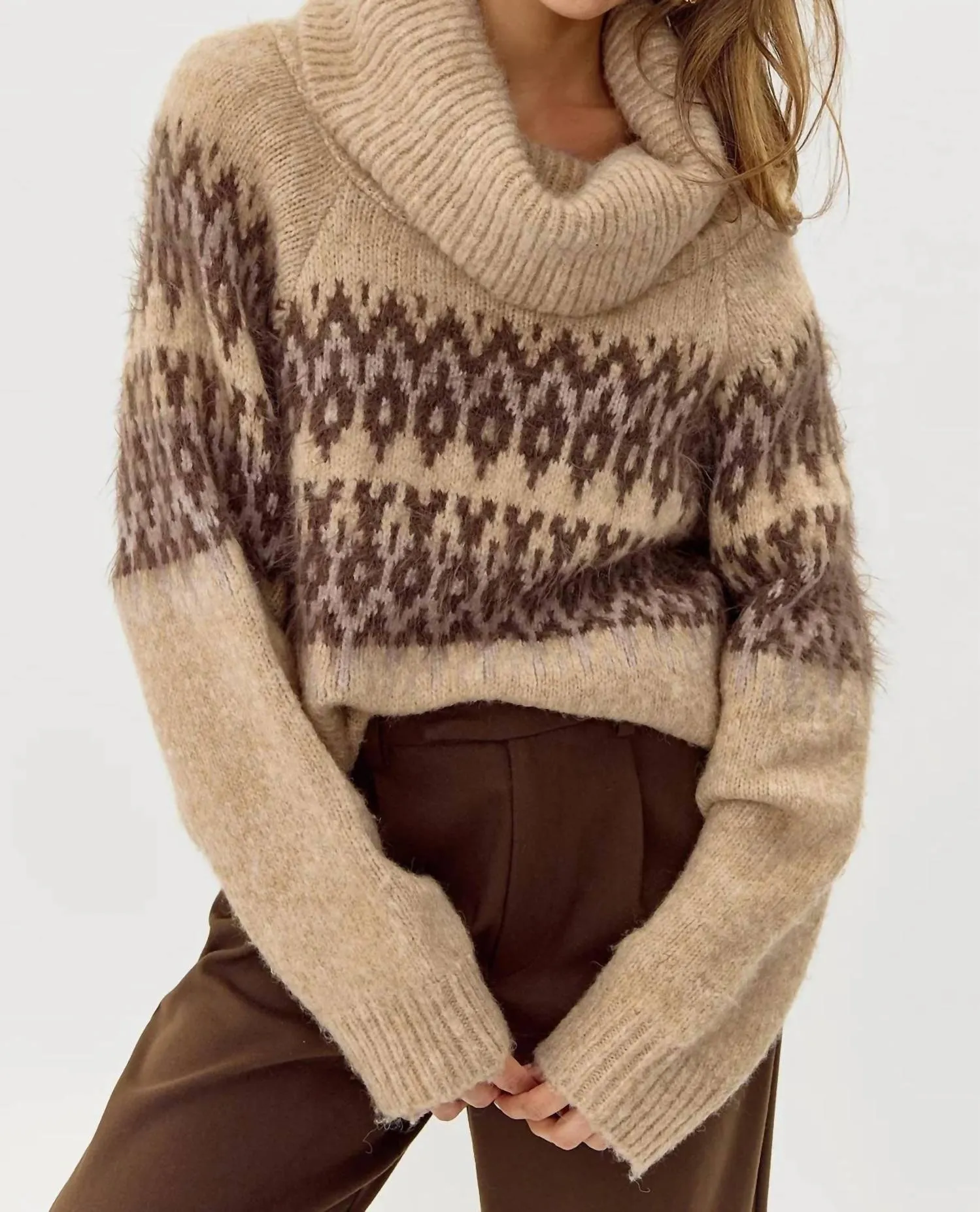 Harris Pullover In Kamelbraun