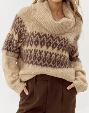 Harris Pullover In Kamelbraun
