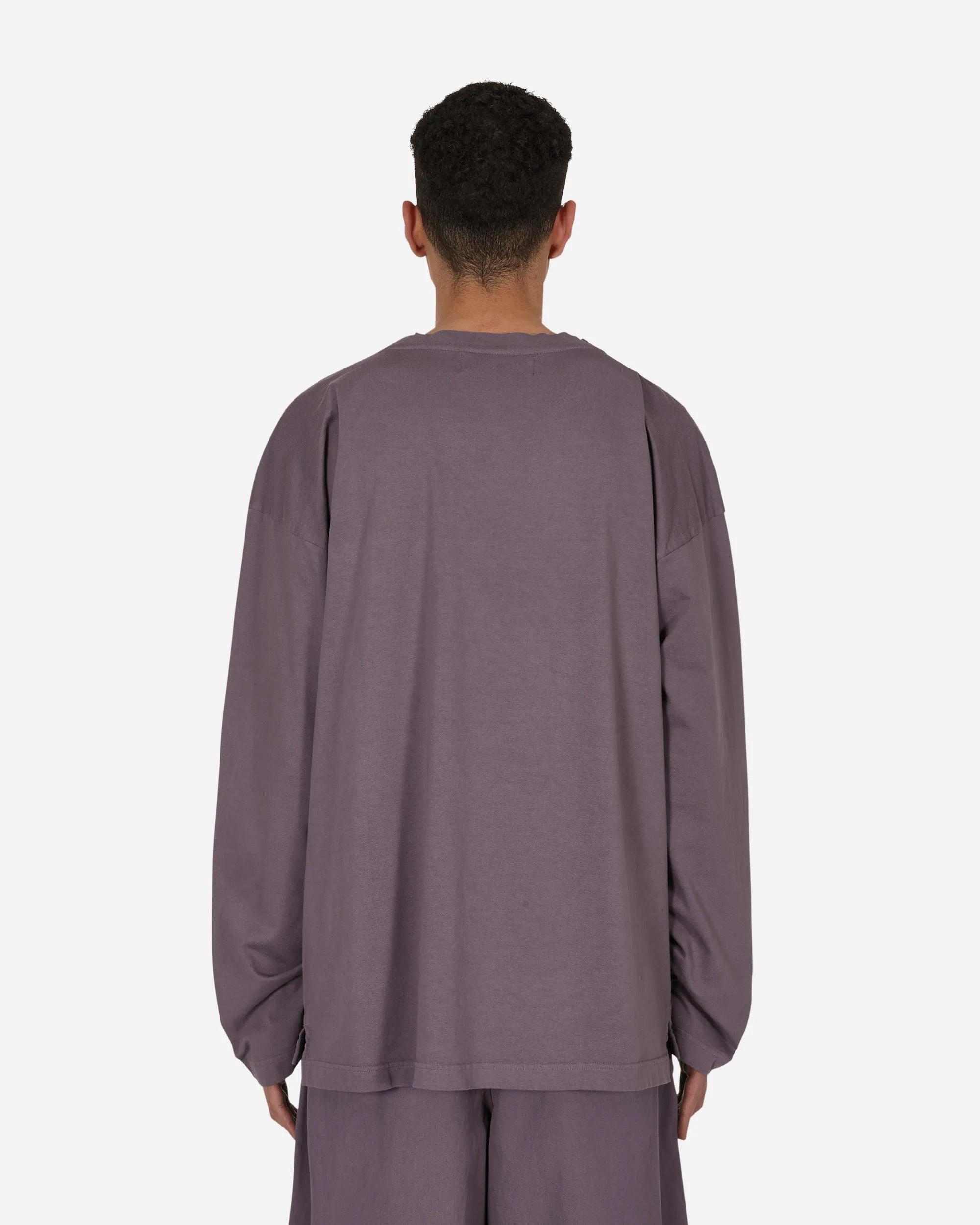 Schweres Langarmshirt Lila