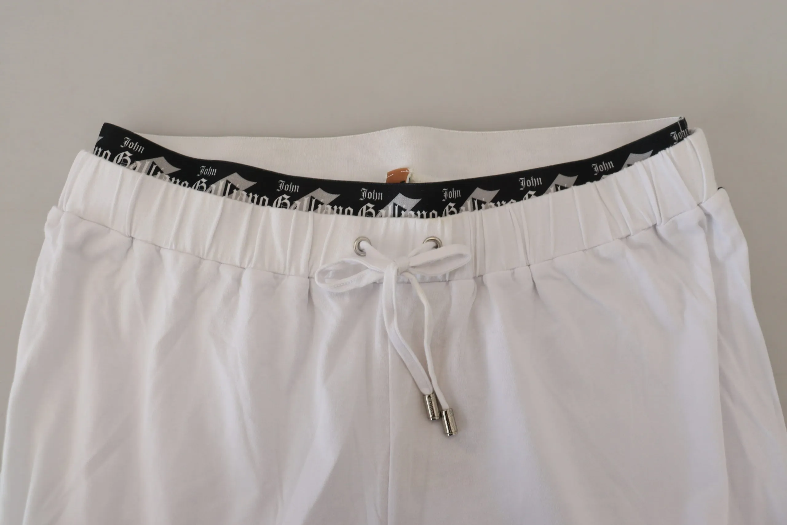 John Galliano Elegante Weit geschnittene Baumwollhose für Herren