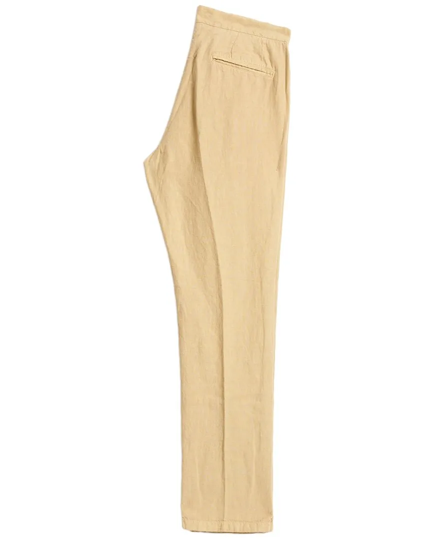 John Varvatos Hose mit Seitennähten und Tasche aus Leinen-Mix