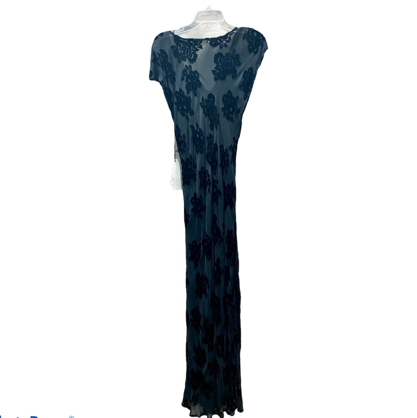 Johnny Was 4 Love and Liberty Sadie Samtiges Bias-Cut Maxikleid