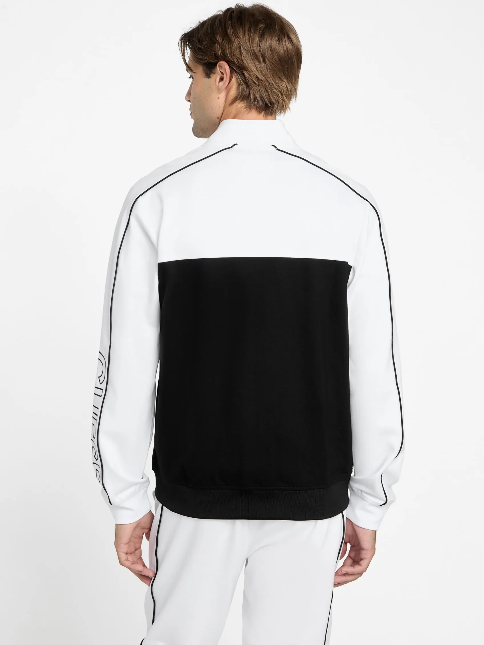 Jose Color-Block Logo Reißverschlussjacke