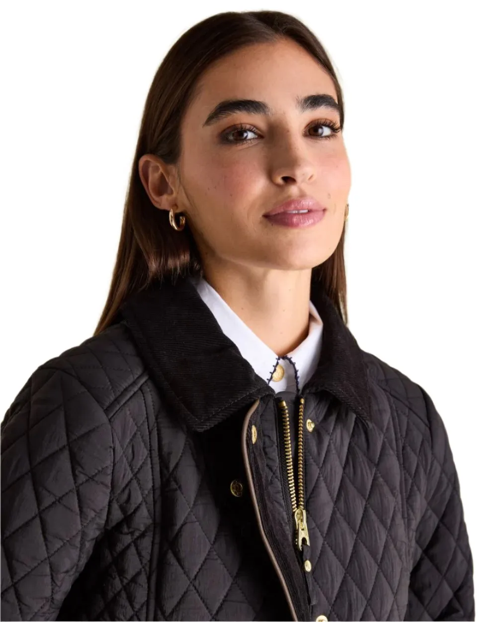 Joules Rosewell Langschopf-Mantel mit Diamantsteppung und wasserabweisender Funktion Joules Bekleidung