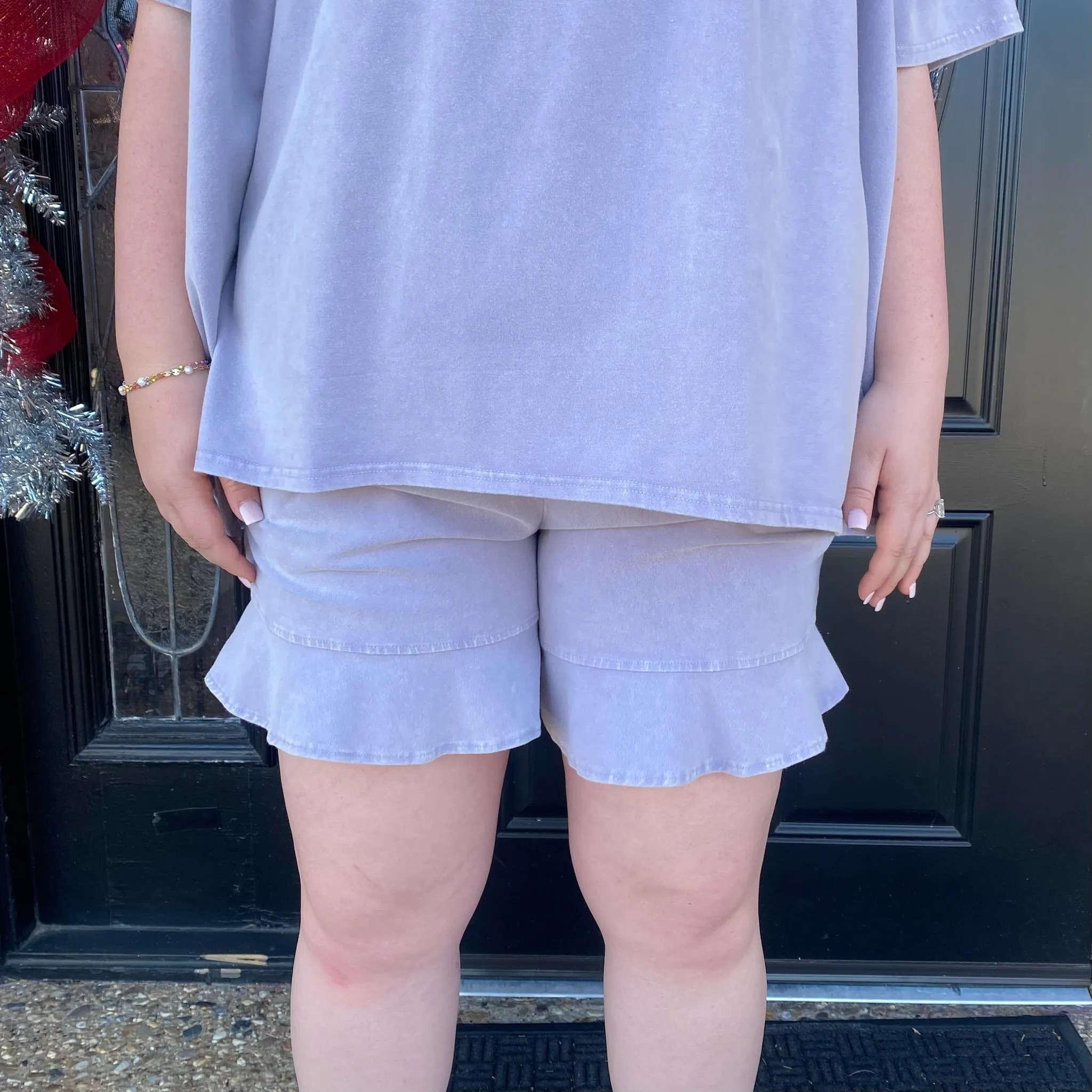 Lavendelnebel-Set - Shorts