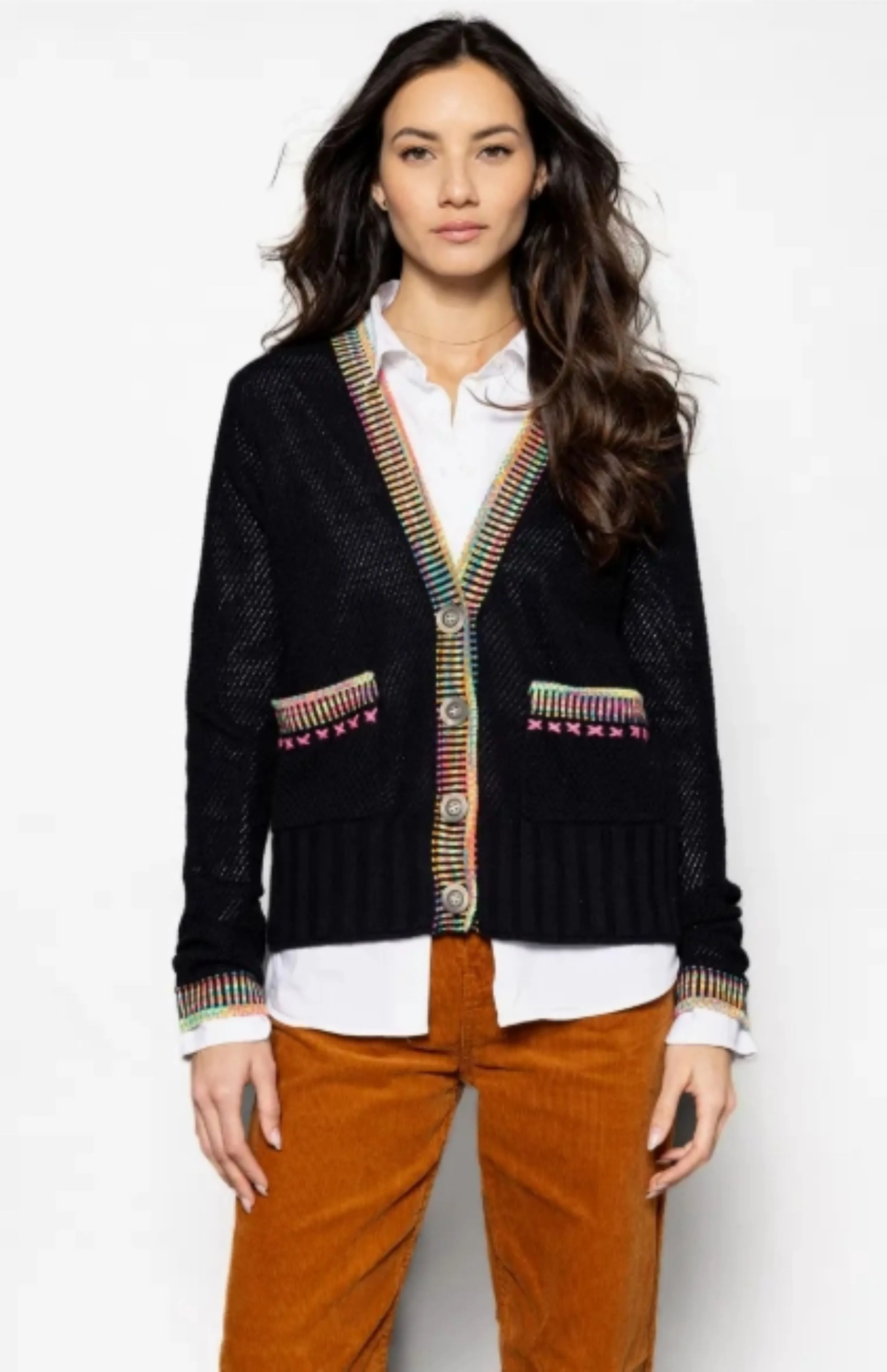 Lisa Todd Doppelreißverschluss Cardigan